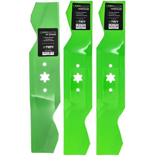 LawnRAZOR Mower Blade Kit for MTD GT180 46-Inch 942-0542 942-0543 High Lift