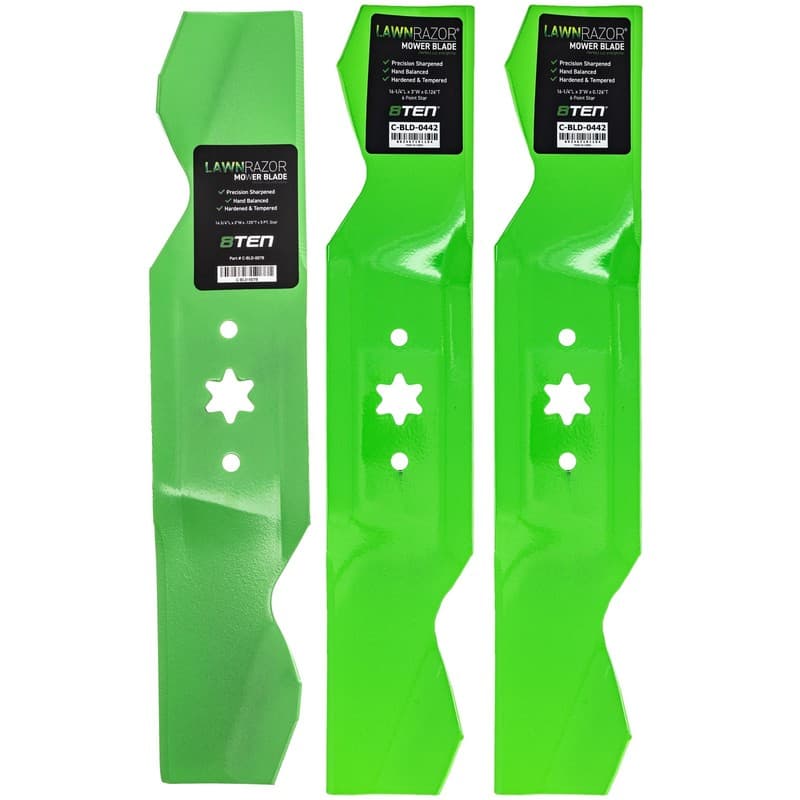 LawnRAZOR Mower Blade Kit for MTD GT180 46-Inch 942-0542 942-0543 High Lift