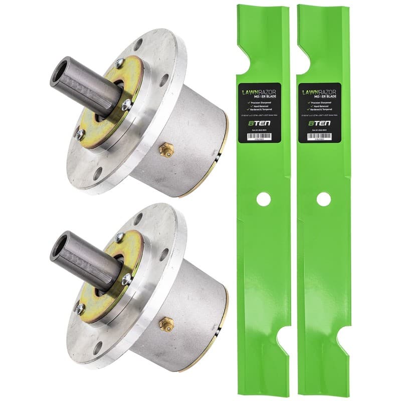 Deck Spindle High Lift Blade Kit for 36 Inch Snapper Exmark W361252KW 103-6584S