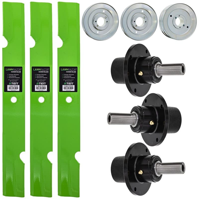 8TEN Blade Spindle Kit for Scag Cheetah II 61-Inch Deck 482881 461663 483286