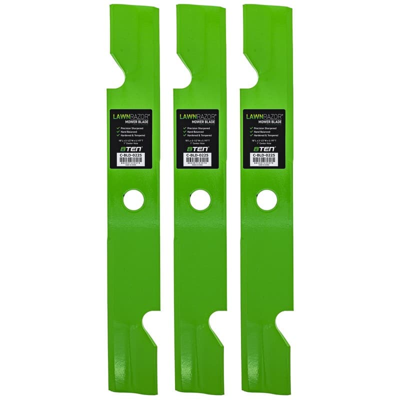 LawnRAZOR Blade for Exmark Lazer Z 52 Inch 103-6402-S Notched High Lift 3 Pack