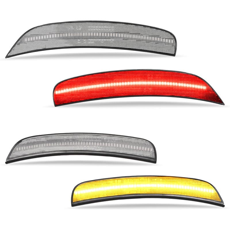 For Fiat 500 500C 500E 2012-2019 Front Rear Full LED Side Marker Lights Lamps