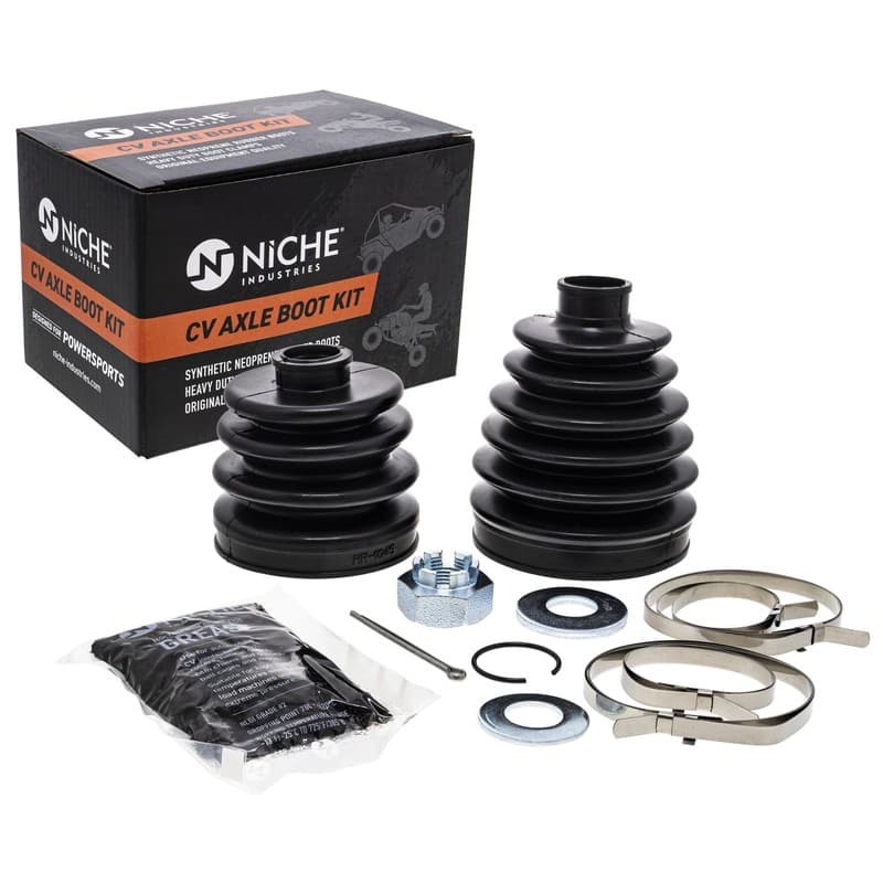 NICHE Front Rear CV Axle Boot Kit for Polaris 3235776 3235778 RZR XP 1000 RS1