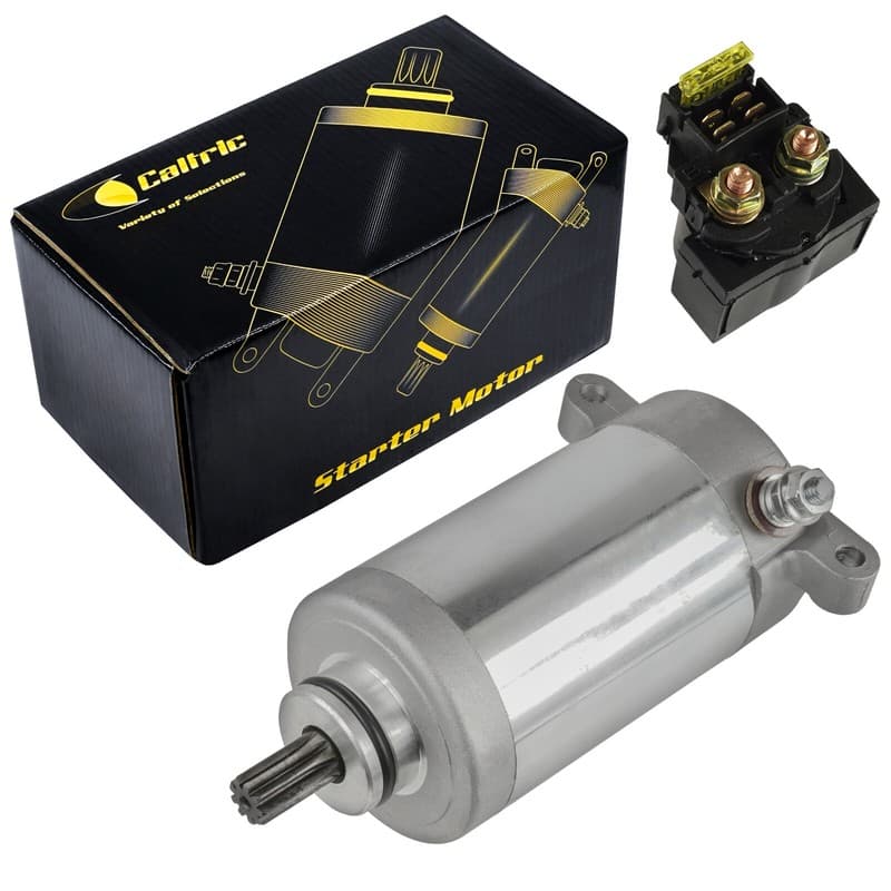 Starter & Relay Solenoid for Kawasaki Bayou 220 KLF220 1988-2002 Atv New