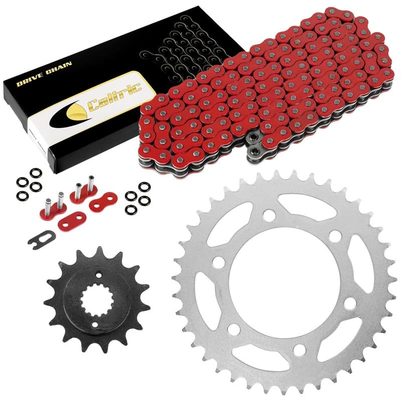 Red O-Ring Drive Chain & Sprocket Kit for Ducati 800 Super Sport 2003-2007
