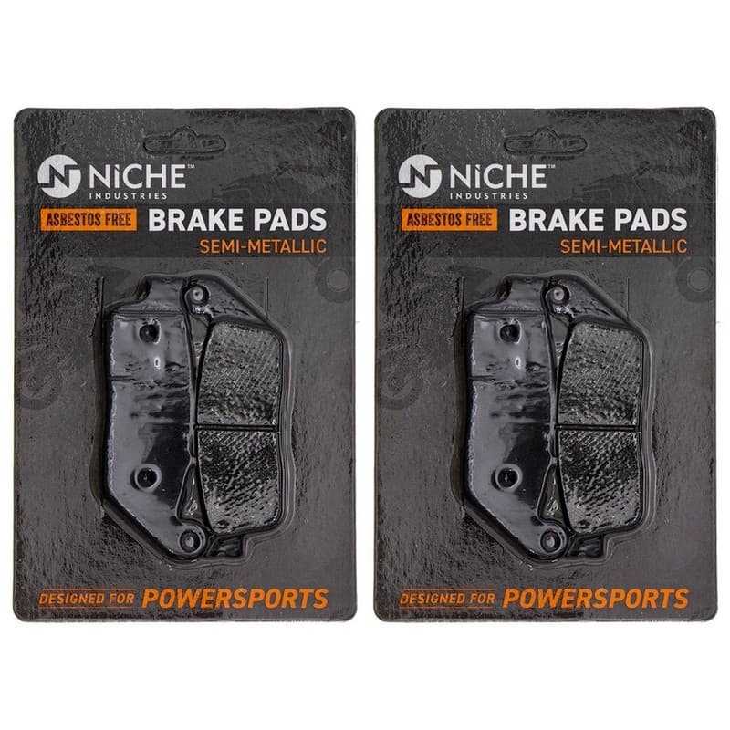 Brake Pad Set for Honda Shadow Ace 750 Triumph Front Rear Semi-Metallic 2 Pack