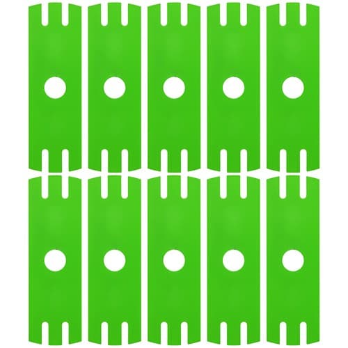8TEN Edger Blade Ryobi Echo Stihl Maruyama 8" x 2.5" 1 Inch Center Hole 10 Pack