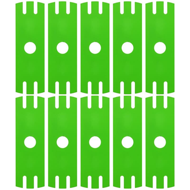8TEN Edger Blade Ryobi Echo Stihl Maruyama 8" x 2.5" 1 Inch Center Hole 10 Pack