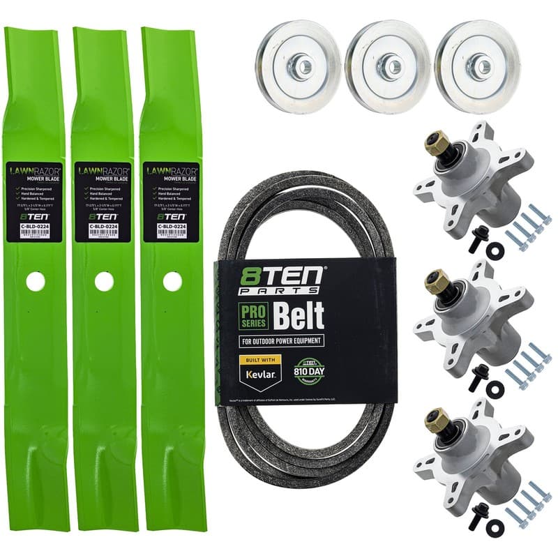 8TEN Blade Spindle Belt Kit for Exmark Quest E-Series 50-Inch 115-5059-03