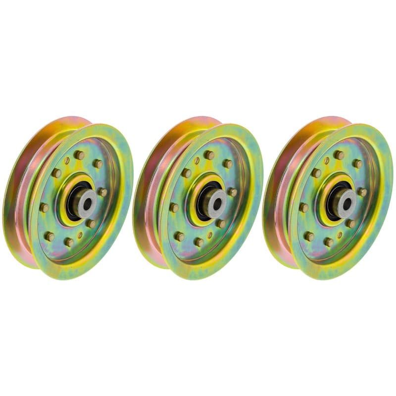 Flat Idler Pulley Set for Cub Cadet RZT50 LTX1045 LT1045 LTX1046 LTX1042 2-Pack