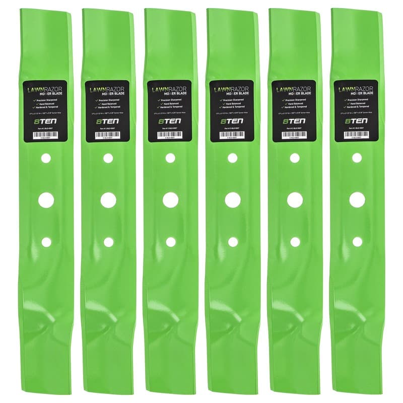 LawnRAZOR Blade for John Deere L120 L130 GX20250 GY20568 Mulching 6 Pack