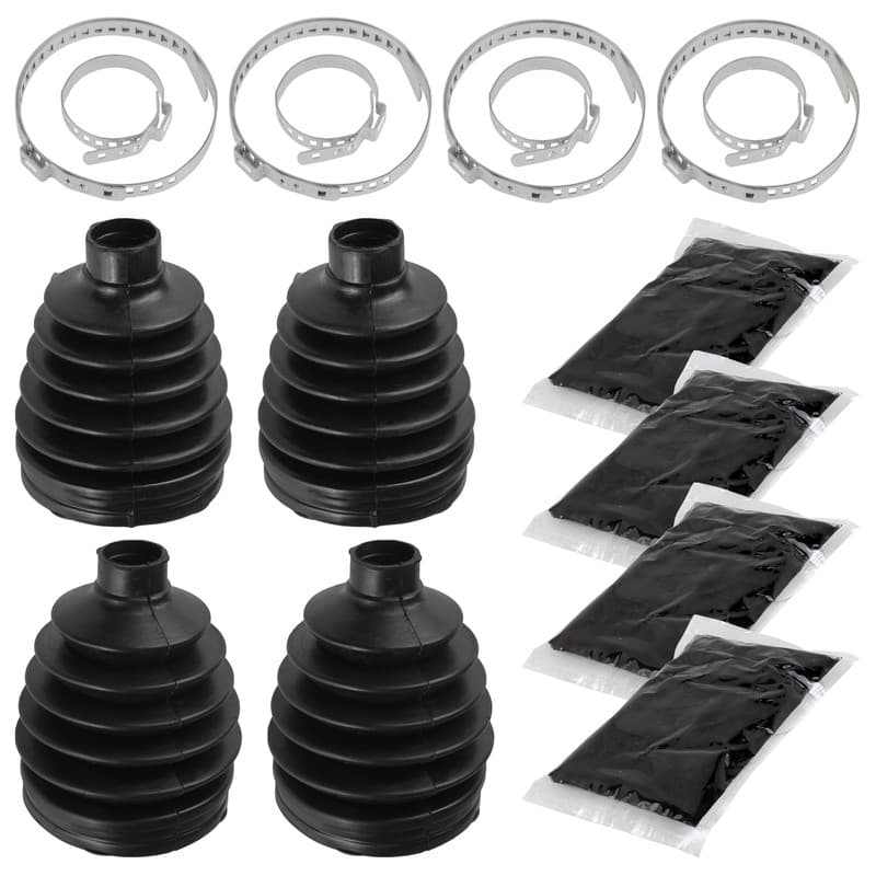 2 Rear Axle Outer Inner CV Boot Kit for Polaris Ranger XP 900 All 2013-2017