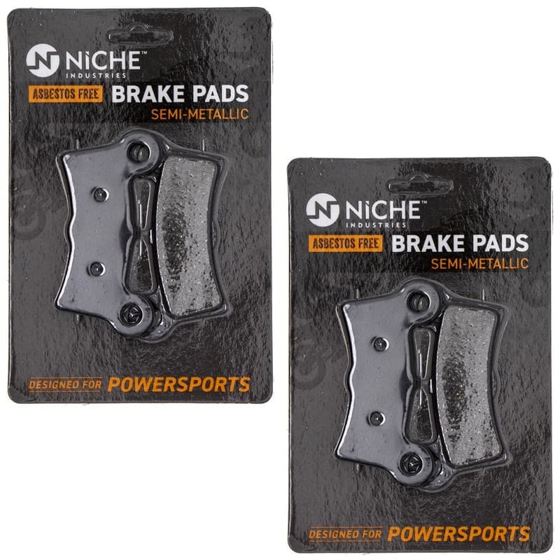 Brake Pad Set for Harley-Davidson Street Glide Tri Rear Semi-Metallic 2 Pack