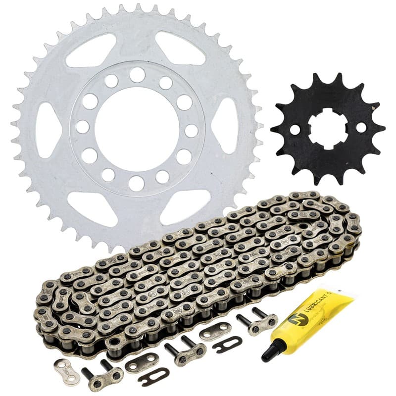 Sprocket Chain Set for Yamaha TW200 TW225 14/45 Tooth 428 Rear Front Combo Kit