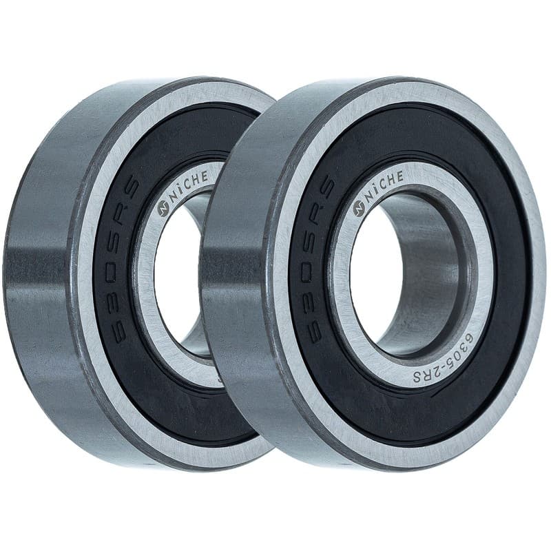 NICHE Wheel Bearing for Suzuki Quadrunner 250 09262-25073 25x62x17mm 2 Pack