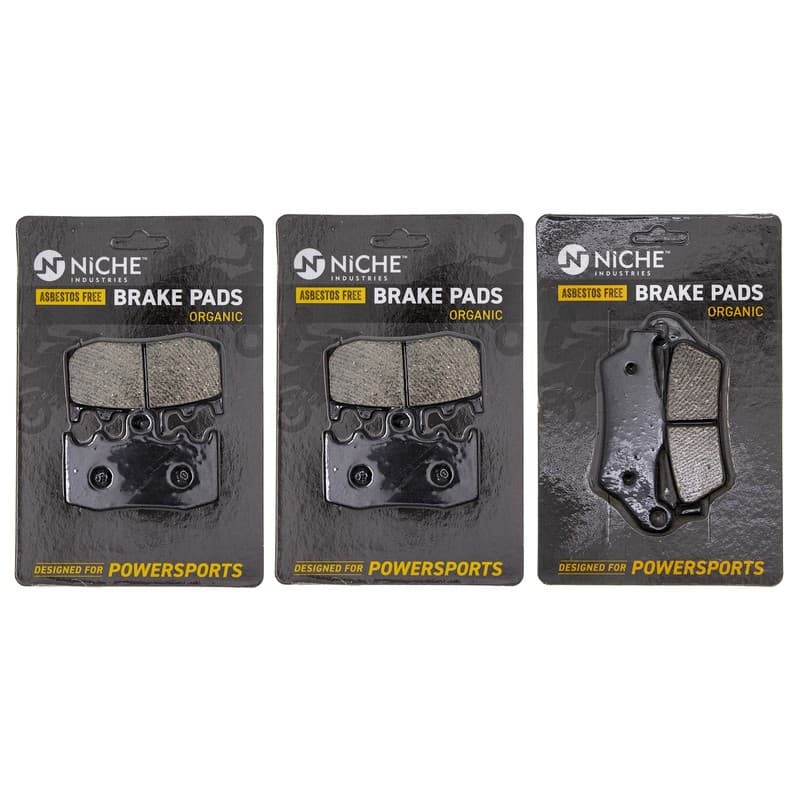 NICHE Brake Pad Set for BMW R1200GS R1100S R1150GS R1200S Front Rear Organic