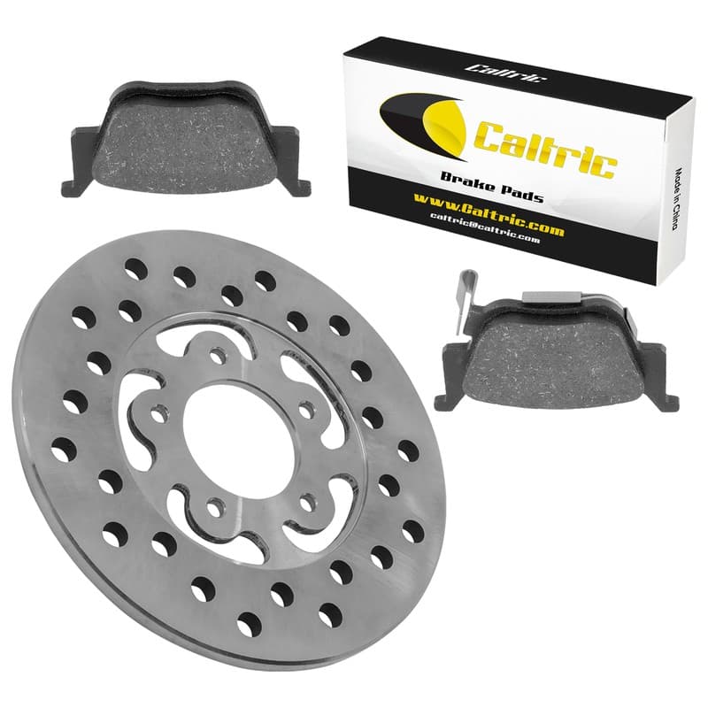 Rear Brake Disc Rotor w/ Brake Pads for Honda Rincon 680 TRX680FA FA5 2006-2018