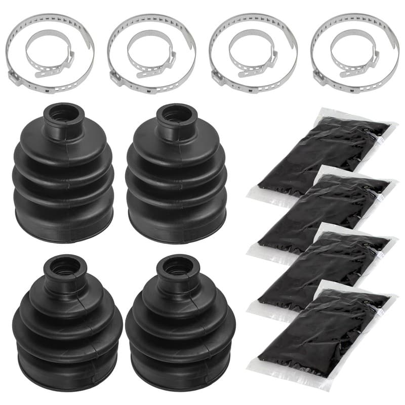2 Front Axle Inner Outer CV Boot Kit for Kawasaki Mule 2510 KAF950A Diesel 00-02