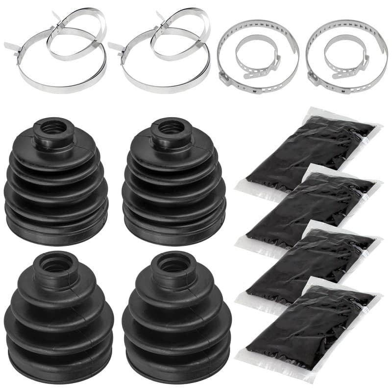 2 Front Axle Outer Inner CV Boot Kit for Polaris RZR XP Turbo / RZR XP 4 Turbo