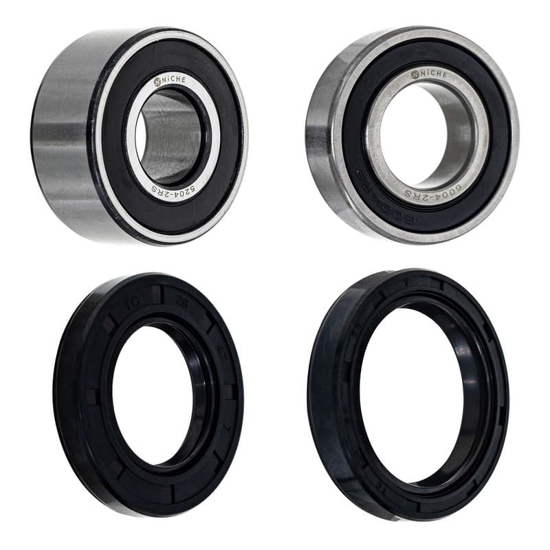 NICHE Wheel Bearing Seal Kit for Honda CR250R CR500R 6004-2RS 5204-2RS