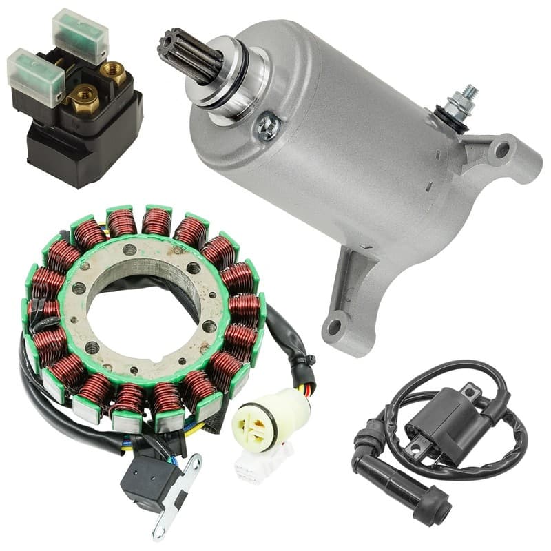 Stator Starter Solenoid Ignition Coil for Yamaha Raptor 350 YFM350 2004-2013