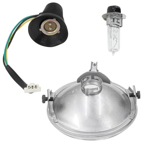 Caltric Headlight & Halogen Bulb For Yamaha 4SH-84320-00-00 2GU-84320-00-00