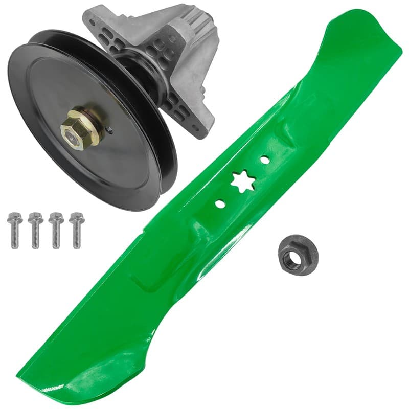 Spindle Assembly with Pulley Blade For Cub Cadet RZT-L42 RZTL46 46" Zero-Turn