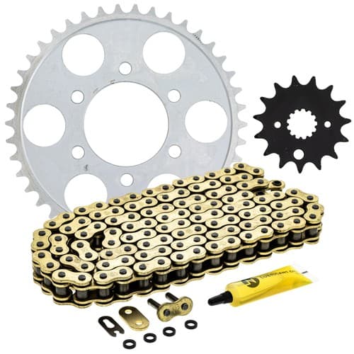 Sprocket Chain Set for Suzuki GSX750 15/42 Tooth 530 X-Ring Front Rear Combo Kit