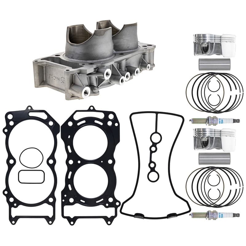 NICHE Cylinder Piston Gasket Kit for Kawasaki Teryx KRX 1000 KRX4 11005-0695