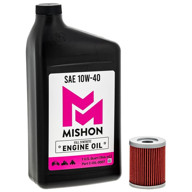 MISHON Engine Oil Change Kit for Suzuki DRZ125L Kawasaki KLX125 2003-2022