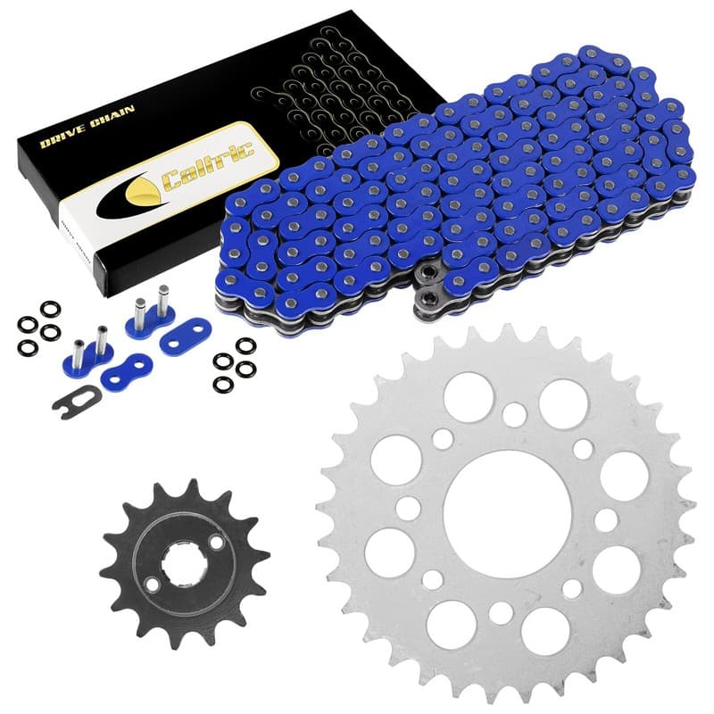 Blue O-Ring Drive Chain & Sprockets Kit for Honda CMX250C Rebel 250 1996-2016