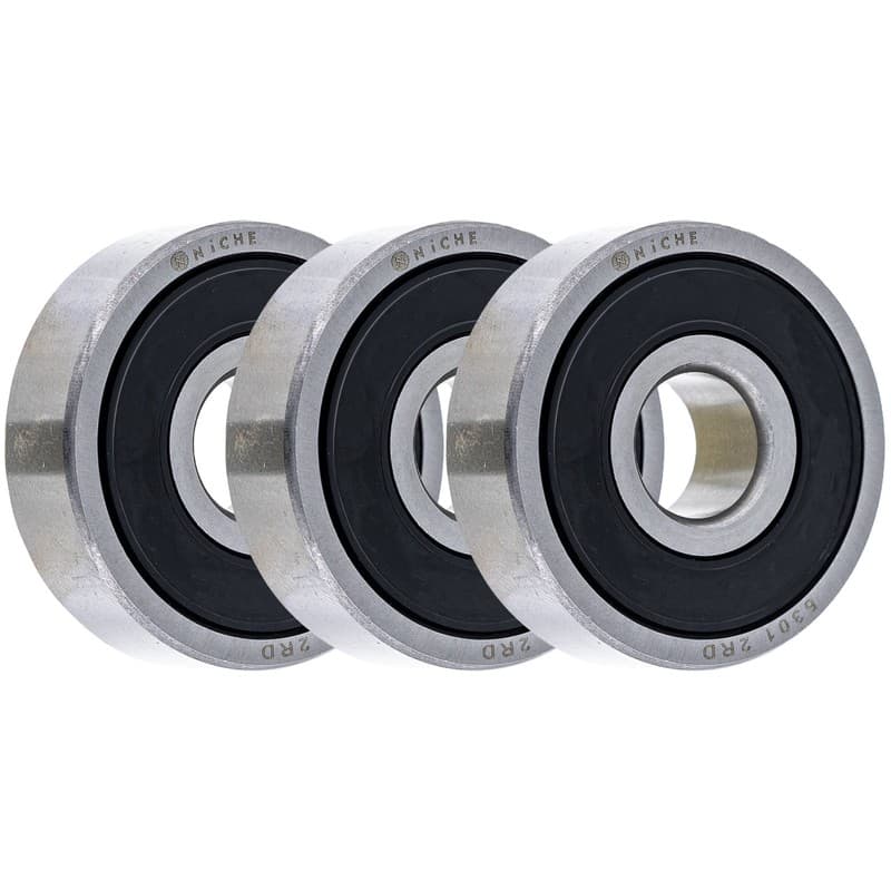 NICHE Wheel Bearing for Honda XR 80 100 Trail 70 Kawasaki KLX140 12x37x12 3 Pack