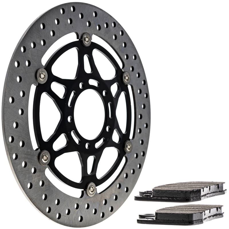 NICHE Front Right Brake Rotor Pad Kit for Ducati XDiavel 61341021A Semi Metallic