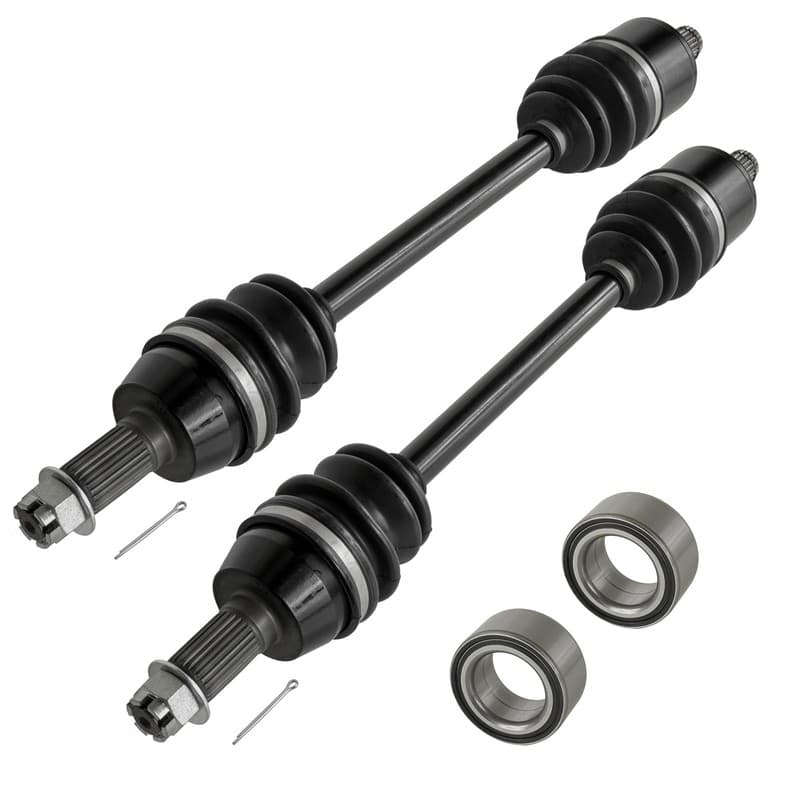 Front Left & Right CV Joint Axle With Bearing For Polaris RZR 800 EFI 2008-2014