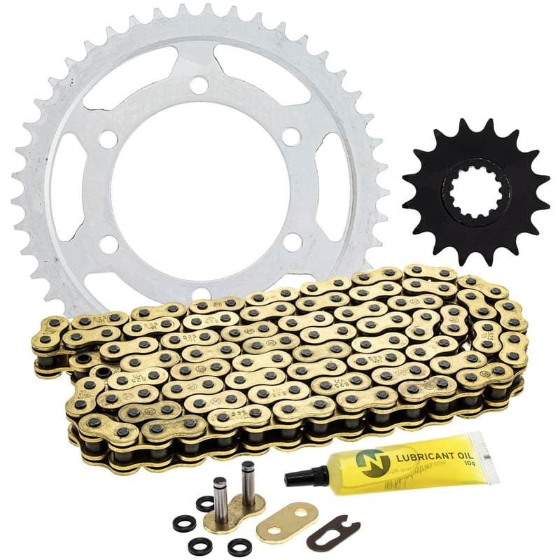 Sprocket Chain Set for Yamaha Tracer 900 GT 16/45 Tooth 525 X-Ring Front Rear