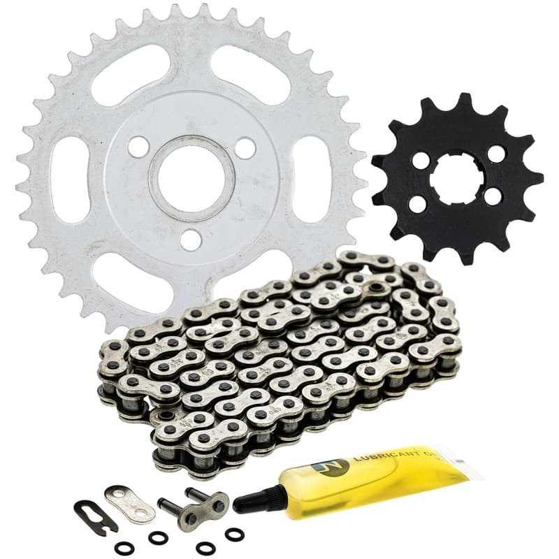 Sprocket Chain Set for Honda Z50R 13/37 Tooth 420 O-Ring Rear  Front Combo Kit