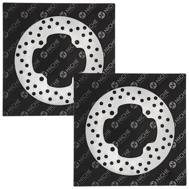 NICHE Rear Brake Rotor Set For Polaris Ranger 570 800 500 Sportsman 400 500