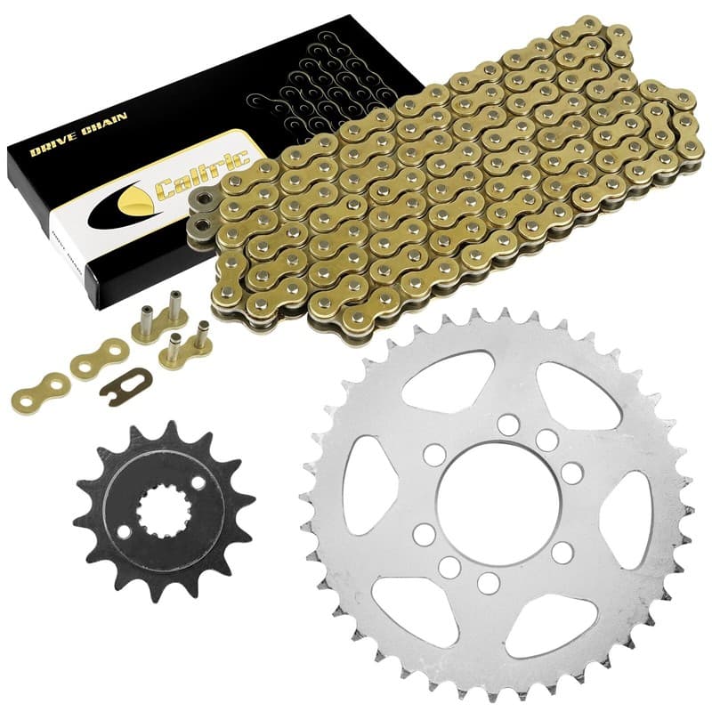 Drive Chain & Sprockets Kit for Kawasaki KFX400 KSF400A 2003 2004 2005 2006