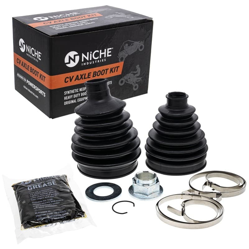 NICHE Rear CV Axle Boot Kit for Yamaha 2HC-2530Y-00-00 Wolverine X2 X4 ATV