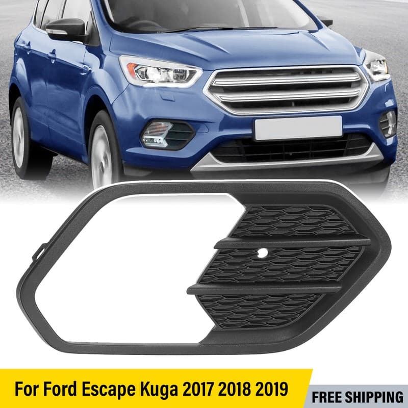 Right Passenger Side Fog Light Bezel Lamp Cover For Ford Escape Kuga 2017-2019