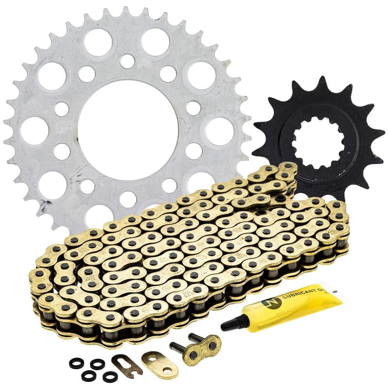 Sprocket Chain Set for Honda Nighthawk 750 14/38 Tooth 525 X-Ring Front Rear Kit