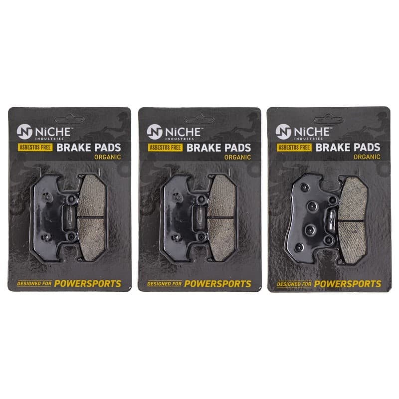 NICHE Brake Pad Set for Honda Goldwing 1500 GL1500SE GL1500A Front Rear Organic