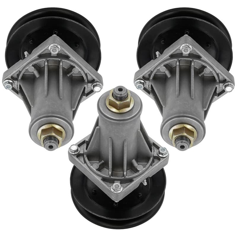 Spindle w/ Pulley for MTD Z8200 Z8400 54" / Troy-Bilt Mustang XP 54"  918-06993