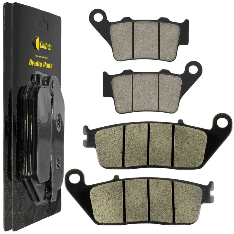 Caltric Front and Rear Brake Pads for Yamaha SMAX 155 XC155 2015 2016 2017-2020