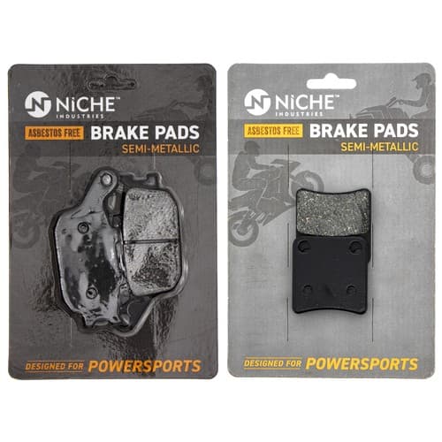 NICHE Brake Pad Set for Honda CRF1000L NC700XD Rear Parking Semi-Metallic