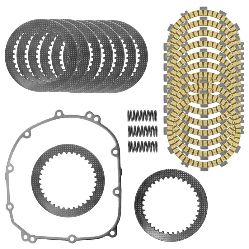 Clutch Friction Steel Plates Kit for Kawasaki Z900 Z900RS ZR900 ABS 2017-2027