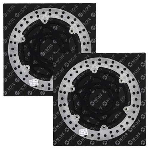 NICHE Front Brake Rotor Set For Triumph Thunderbird T2023338 T2023339