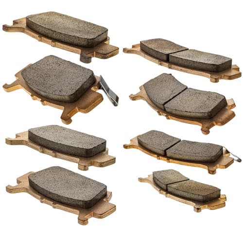 NICHE Brake Pad Kit for Honda Pioneer 1000 06451-HL4-A01 Complete Set Ceramic