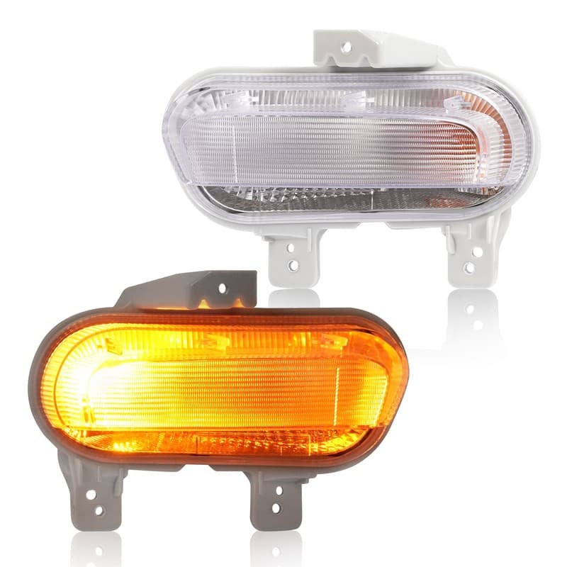 Pair Front Turn Signal/Parking Light Fog Lamp For Jeep Renegade 2019 2020-2023