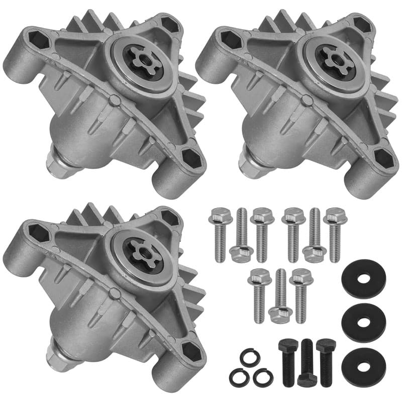 3X Spindle Assembly For Husqvarna AYP Fits Husqvarna 532143651 44" 46" 50"